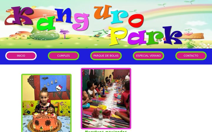 Screenshot of kanguropark.es