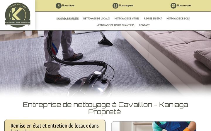 Screenshot of kaniaga-proprete.fr