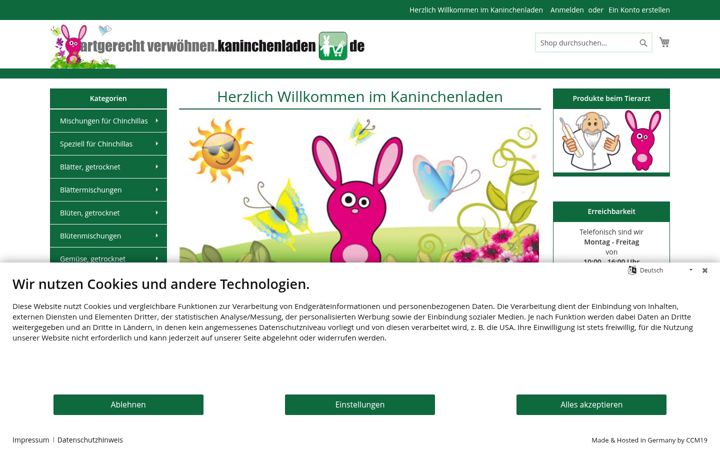Screenshot of kaninchenladen.de