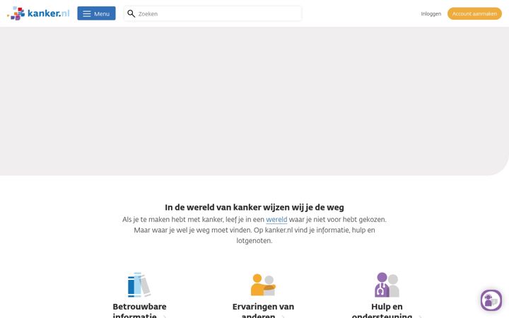 Screenshot του kanker.nl
