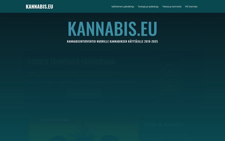 Screenshot of kannabis.eu