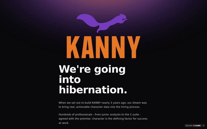 Screenshot of kanny.com