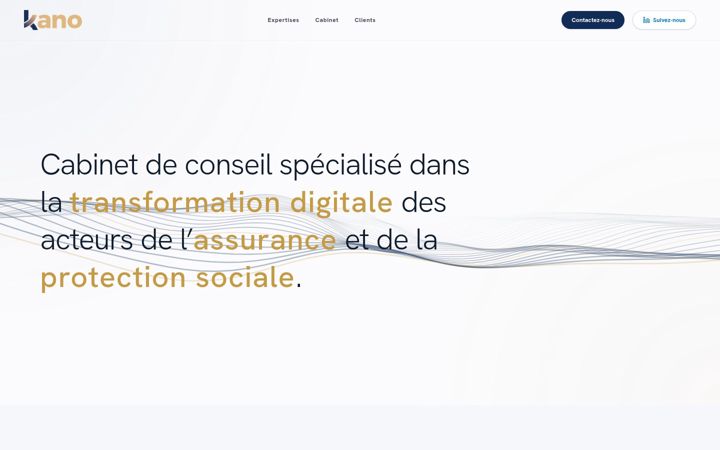 Screenshot of kano-consulting.fr