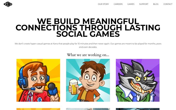 Screenshot of kanoapps.com