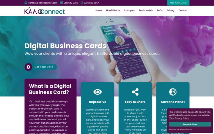 Screenshot of kanoconnect.com