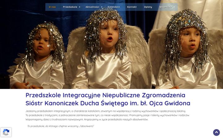 Screenshot of kanoniczki.org.pl