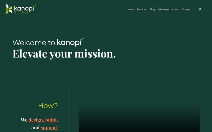 Screenshot of kanopi.com