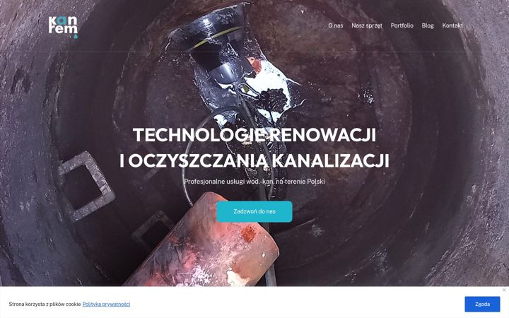Screenshot of kanrem.pl