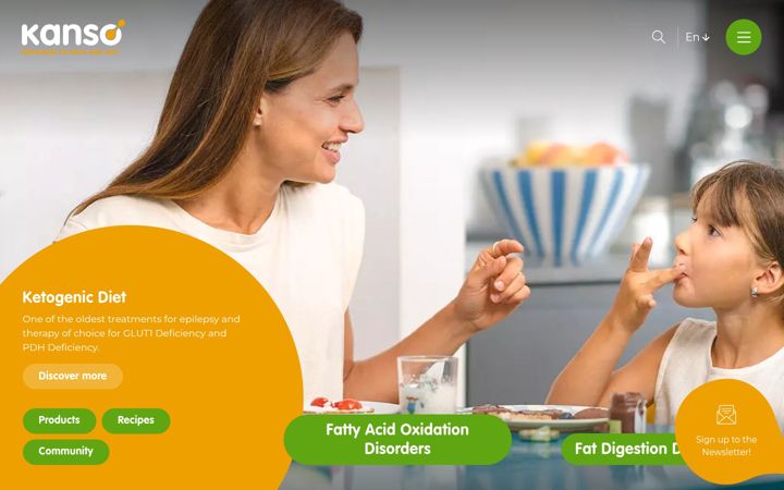 Screenshot of kanso.com