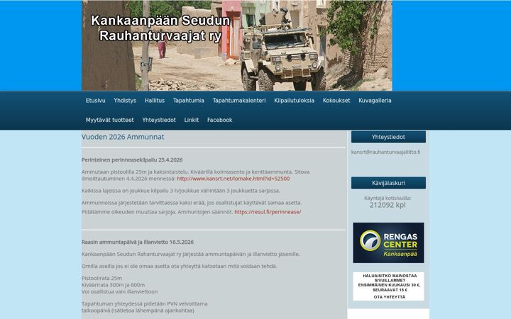 Screenshot of kansrt.net