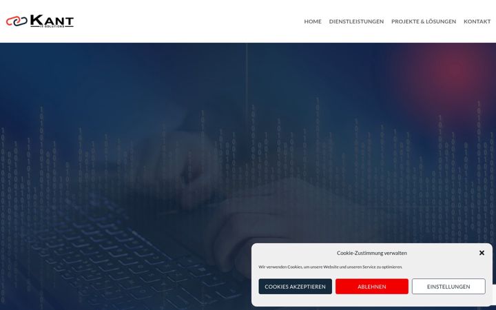 Screenshot of kant-it.de