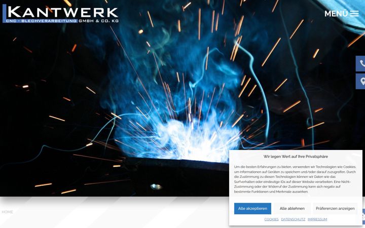 Screenshot of kant-werk.de