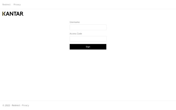 Screenshot of kantar-survey.com