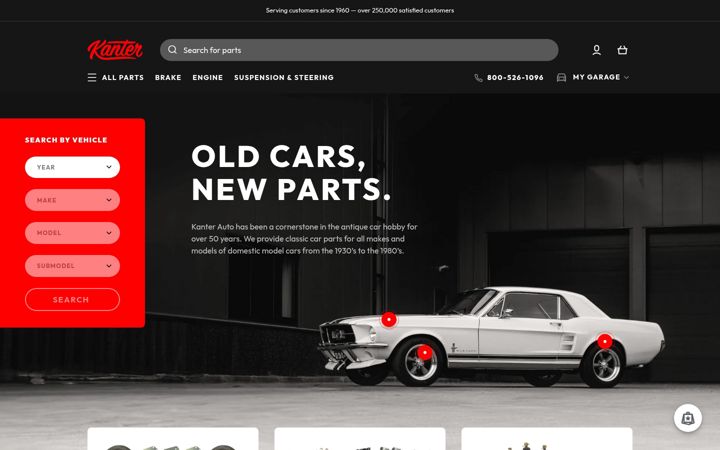 Screenshot of kanter.com