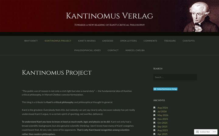Screenshot of kantinomus.com