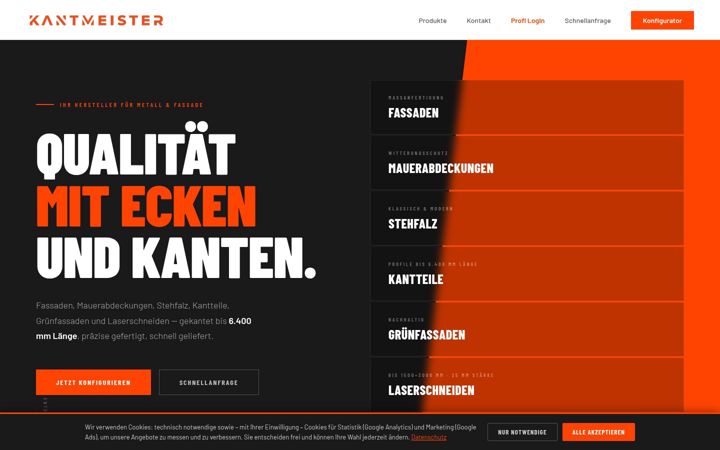 Screenshot of kantmeister.de