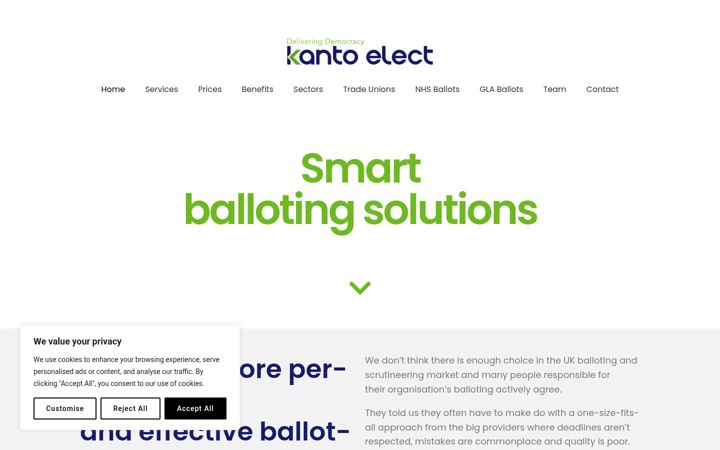 Screenshot of kantoelect.com