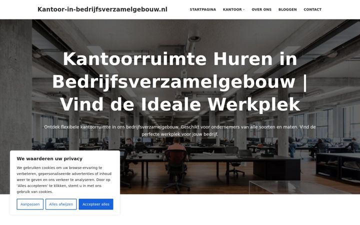 Screenshot of kantoor-in-bedrijfsverzamelgebouw.nl