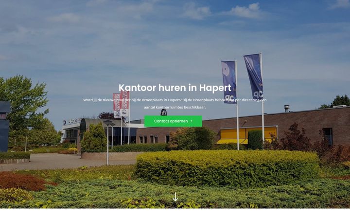 Screenshot of kantoorhureninhapert.nl