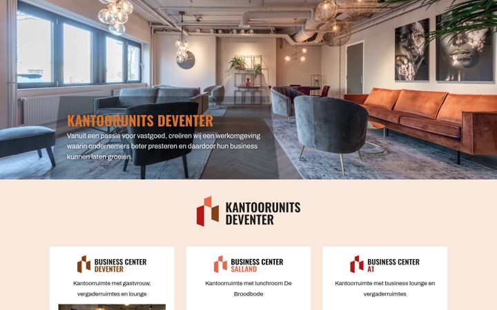 Screenshot of kantoorunitsdeventer.nl