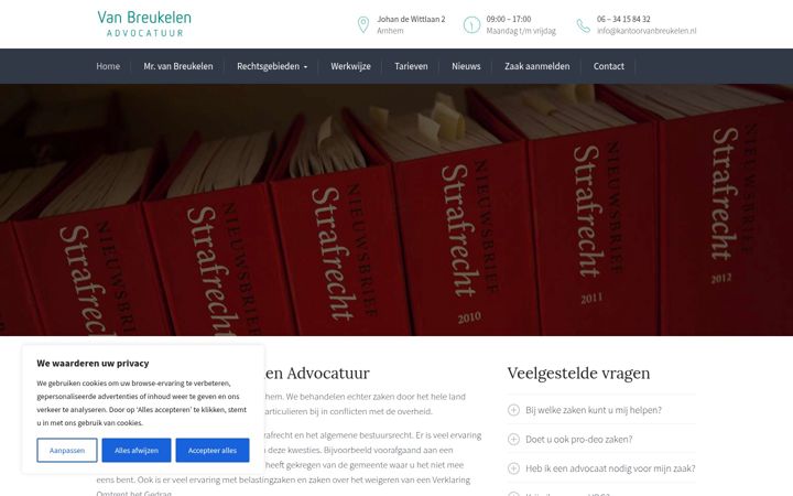 Screenshot of kantoorvanbreukelen.nl