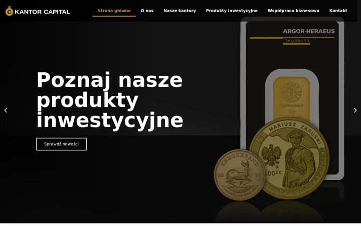 Screenshot of kantorcapital.pl