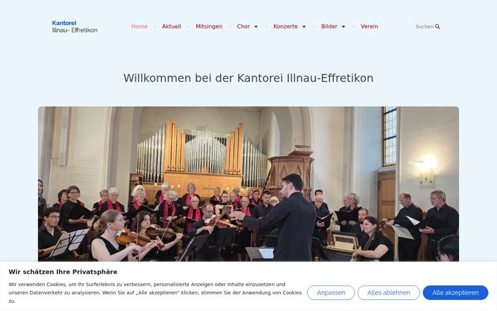 Screenshot of kantorei-ilef.ch
