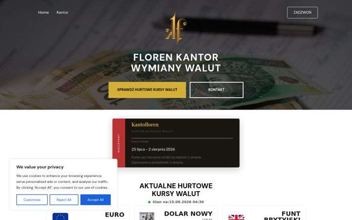 Screenshot of kantorfloren.pl
