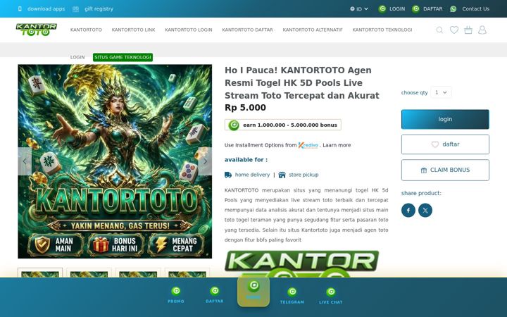 Screenshot of kantortoto.site
