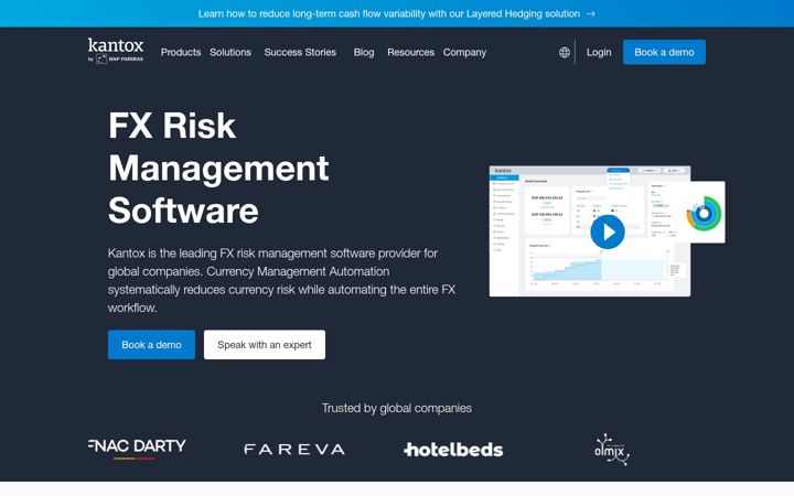 Screenshot of kantox-test.com