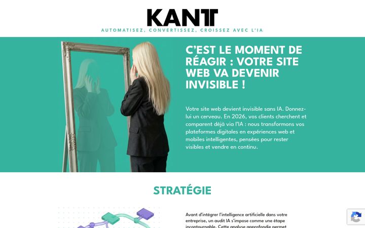 Screenshot of kantt.fr