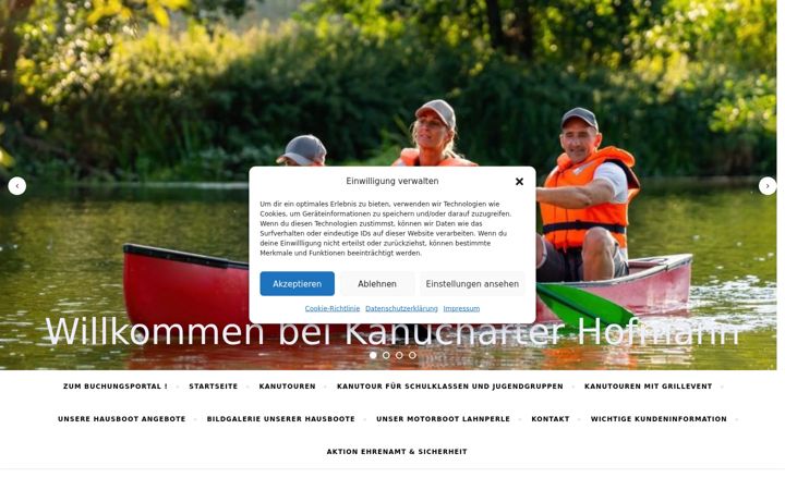Screenshot of kanucharter.de