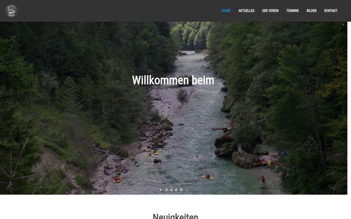 Screenshot of kanuclub-herborn.de