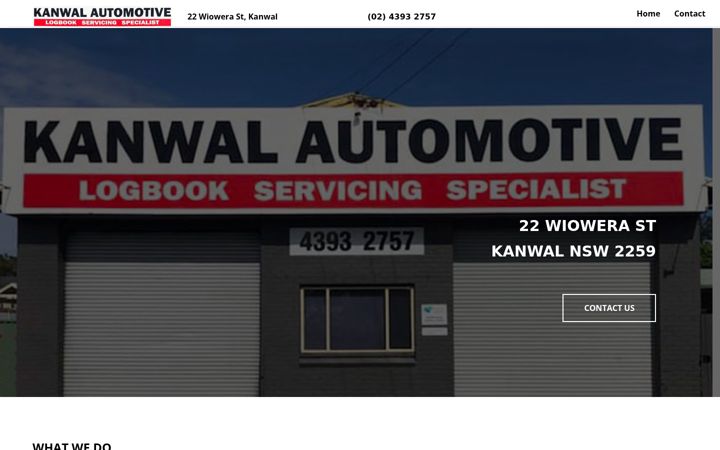 Screenshot of kanwalautomotive.com.au