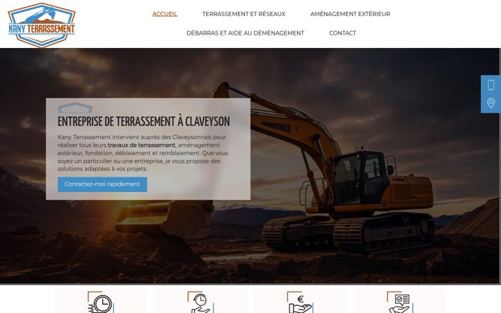 Screenshot of kanyterrassement.fr