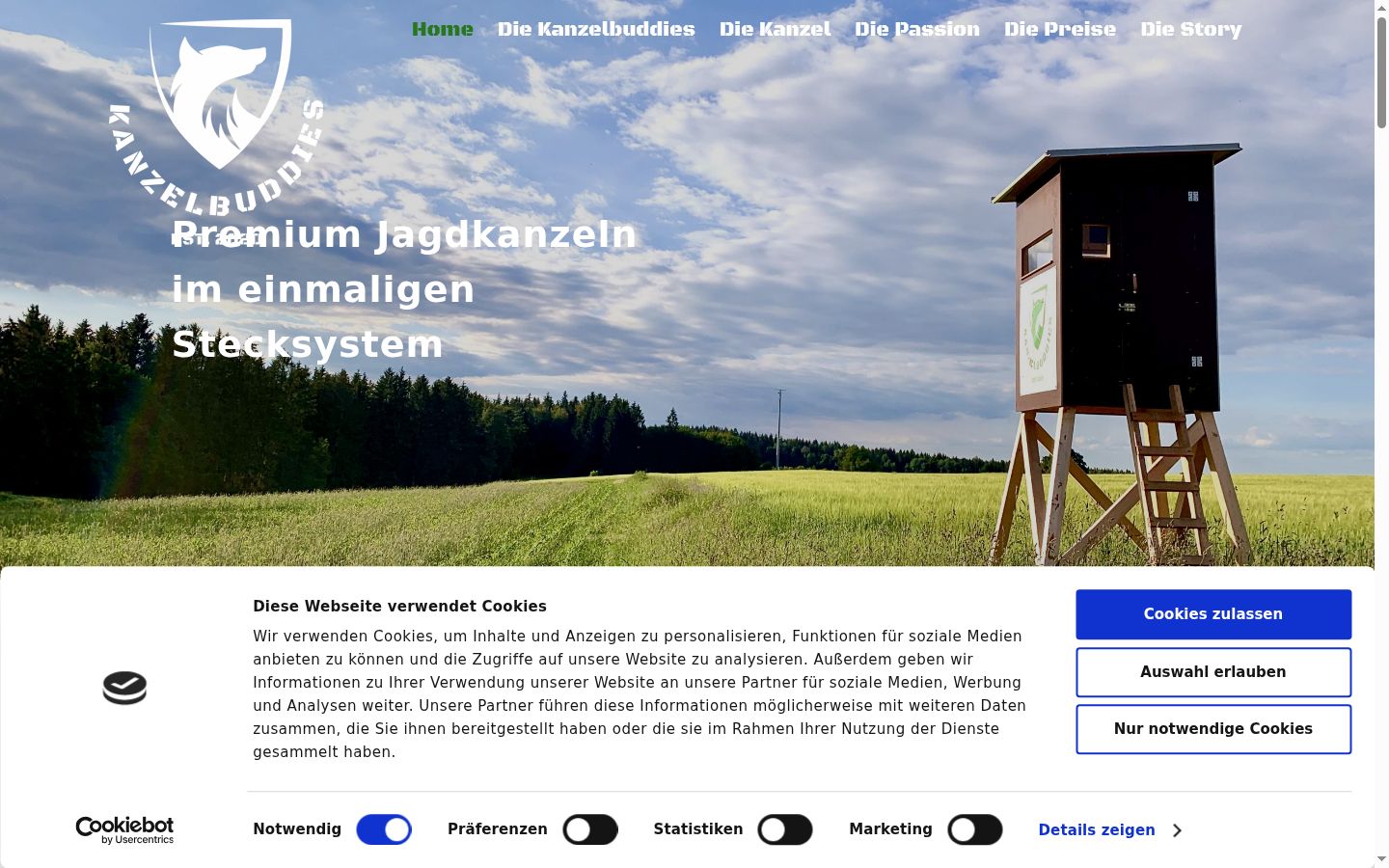 Screenshot tal-banner tal-kunsens muri qabel kwalunkwe interazzjoni