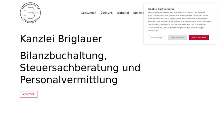Screenshot of kanzlei-briglauer.at
