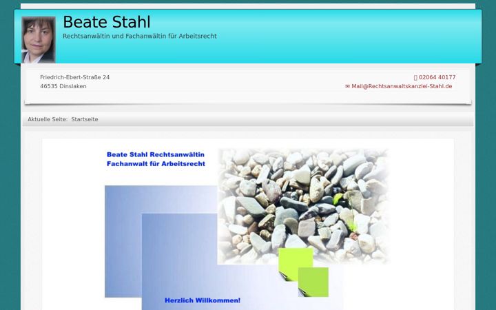 Screenshot of kanzlei-dinslaken.de