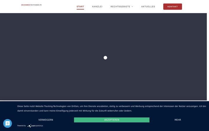 Screenshot of kanzlei-druckenbrod.de