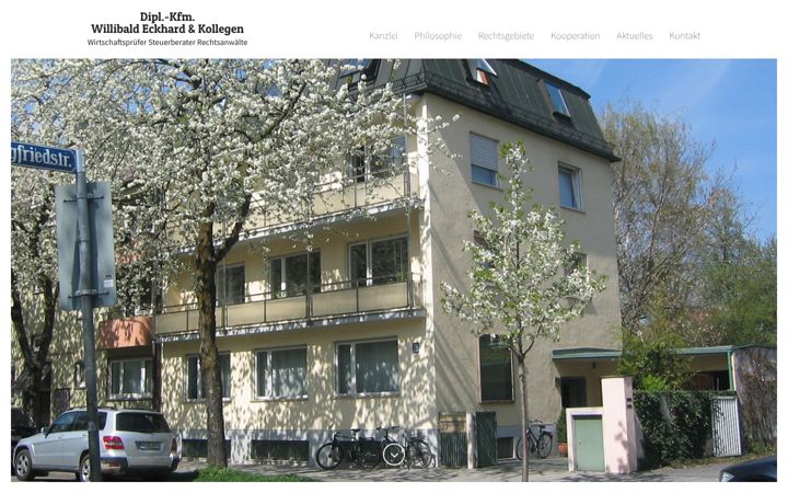 Screenshot of kanzlei-eckhard.de