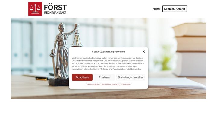 Screenshot of kanzlei-foerst.de