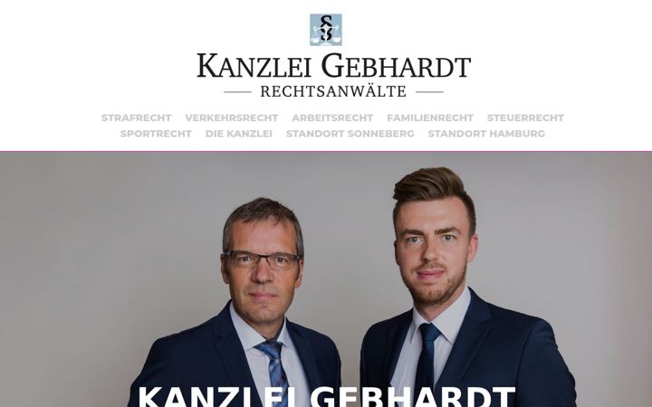 Screenshot di kanzlei-gebhardt.de