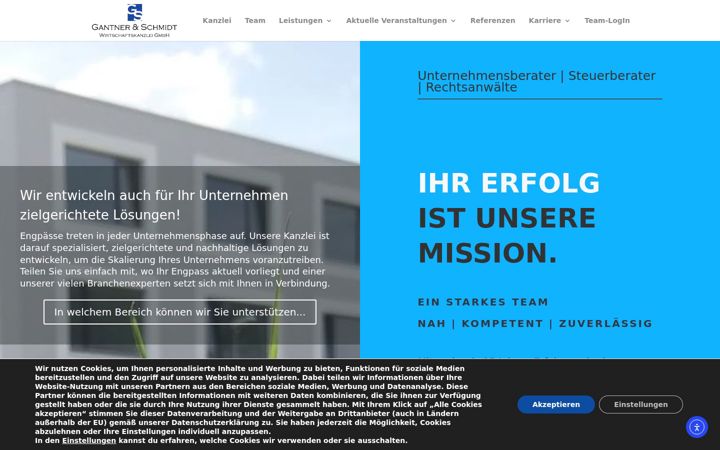 Screenshot of kanzlei-gsp.com