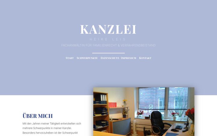 Screenshot of kanzlei-heikeleis.de