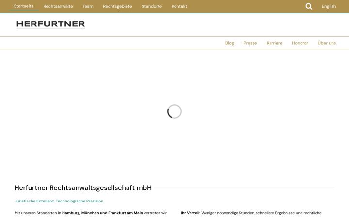 Screenshot of kanzlei-herfurtner.de