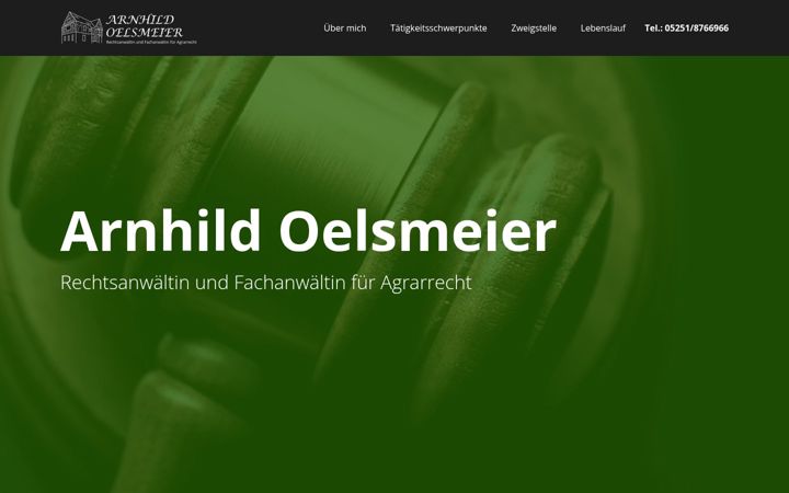 Screenshot of kanzlei-oelsmeier.de