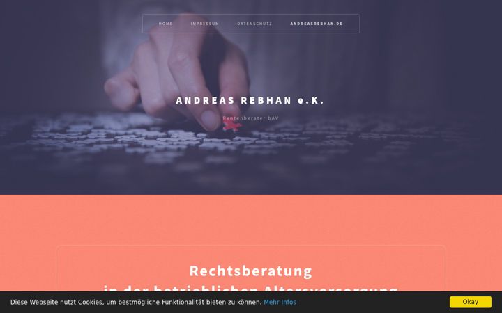 Screenshot of kanzlei-rebhan.de