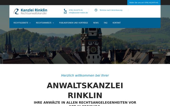 Ekrānuzņēmums no kanzlei-rinklin.de