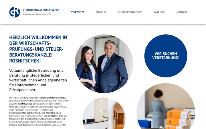 Screenshot of kanzlei-rosnitschek.de