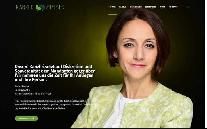 Screenshot of kanzlei-simsek.de